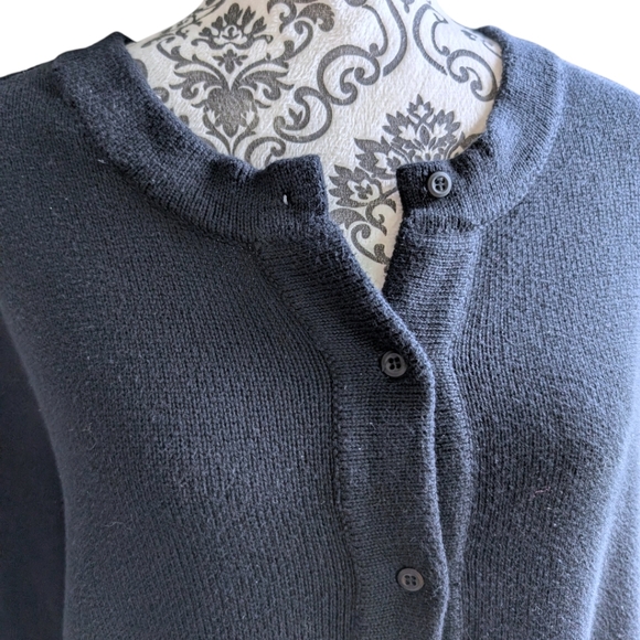 Vetta Capsule The Oversized Sweater Fisherman Chunky Womens XS Cotton Black - Picture 8 of 15